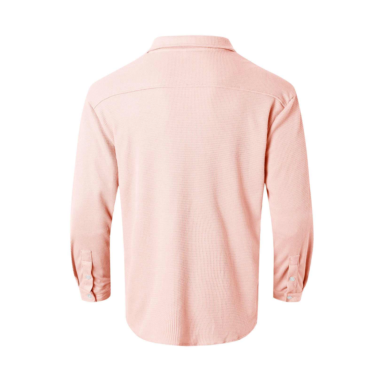 thumbnail image 5 of 2025 Cárdigan de manga larga de color liso para hombre: botonadura sencilla, algodón, estilo informal y moderno para llevar en otoño., 5 of 8